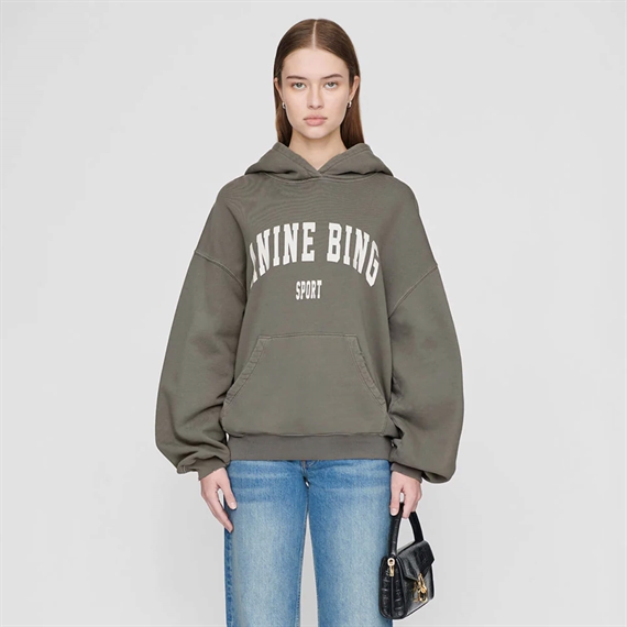 Anine Bing Harvey Sweatshirt, Dusty Olive